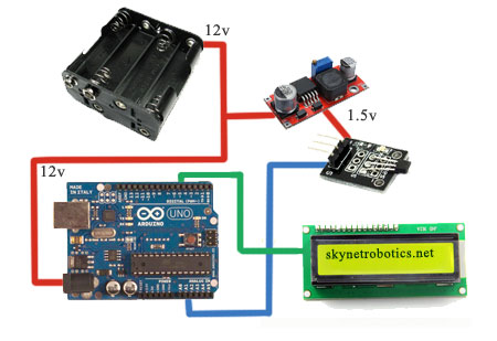 LM2596 connection sample